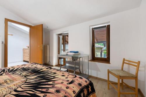 Postel nebo postele na pokoji v ubytování La Rocca Camere con bagno