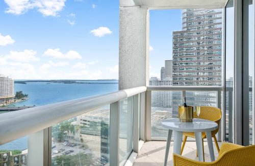 Μπαλκόνι ή βεράντα στο MVR - Luxury Tower Stay with Miami Views