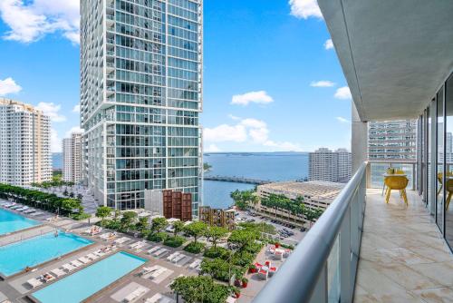Πισίνα στο ή κοντά στο MVR - Luxury Tower Stay with Miami Views