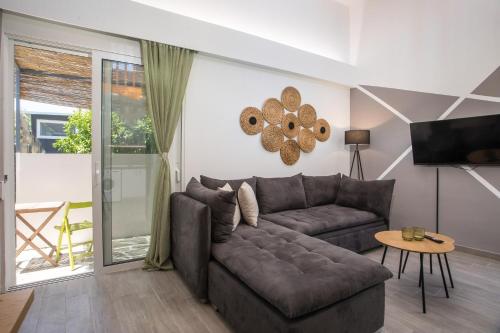Χώρος καθιστικού στο GK Home Apartment II part of GK FITNESS CLUB