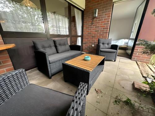 Χώρος καθιστικού στο Apartment Ruhepause III Ruhig & Geräumig