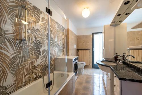 Koupelna v ubytování Dagli Olivari - Casa Dani