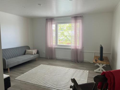 Posezení v ubytování Antinkatu kaksio, as2