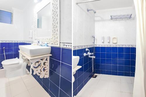 Koupelna v ubytování Stylish Poolside 2BHK Near Candolim to Eat, Chill, Party Nearby
