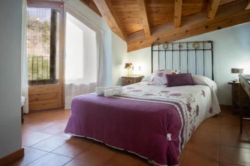 Giường trong phòng chung tại Casa Massiana B&B