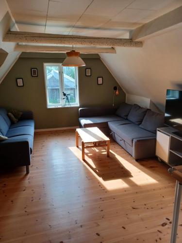 Χώρος καθιστικού στο Kjærgaarden B&B - Bed & Breakfast i Havnsø