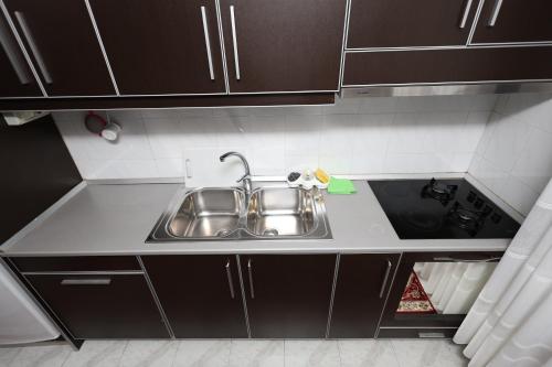 Η κουζίνα ή μικρή κουζίνα στο Urban Stay Berat