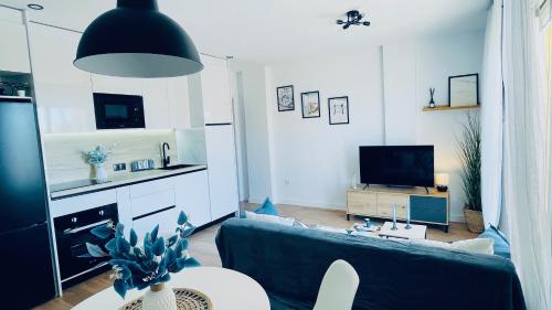 Kuchyň nebo kuchyňský kout v ubytování Apartamento Mirador de la Bahía