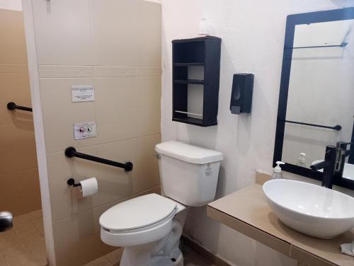 Um banheiro em Villas Akalan
