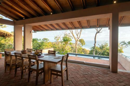 Μπαλκόνι ή βεράντα στο Monte LaLaLa - Eco Lodge in Mermejita