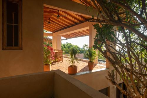 Κήπος έξω από το Monte LaLaLa - Eco Lodge in Mermejita