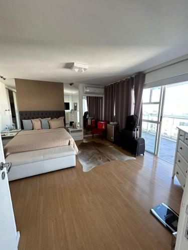 Χώρος καθιστικού στο Cobertura duplex barra da Tijuca