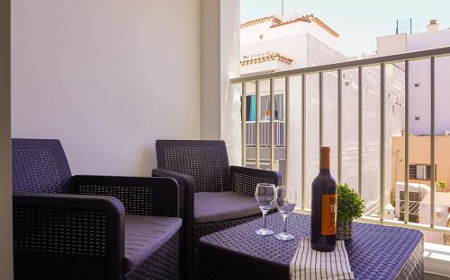 Et opholdsområde på Playa San Juan Costa Relax