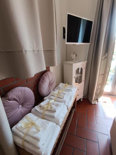 Ένα ή περισσότερα κρεβάτια σε δωμάτιο στο HOUSE LUCIS vacation home