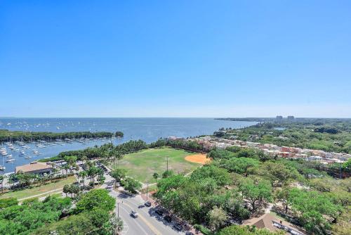 an aerial view of a park next to the water at MVR - Sunsets So Good You-ll Book Twice in Miami