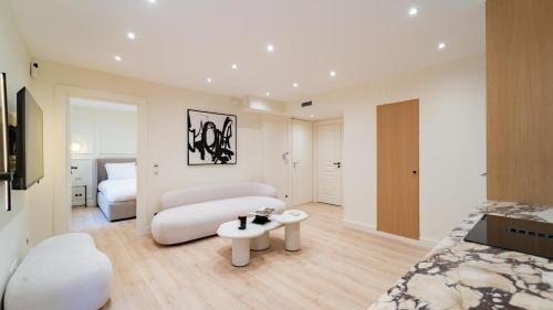 3BDR Cocoon in Cannes Martinez avec Jardin Privé & Design Contemporain à 3 min de la Croisette