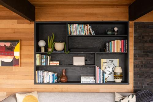 Perpustakaan di rumah percutian