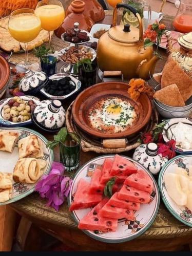 Makanan di atau berdekatan perkhemahan mewah