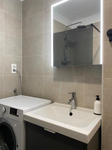 Kúpeľňa v ubytovaní Apartment Maka