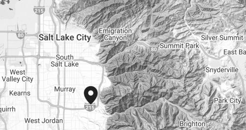a map of the sant lake city and the summit valley city at Engen Hus Bed and Breakfast in Salt Lake City
