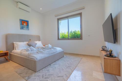 Cama o camas de una habitación en Villa YAMAR