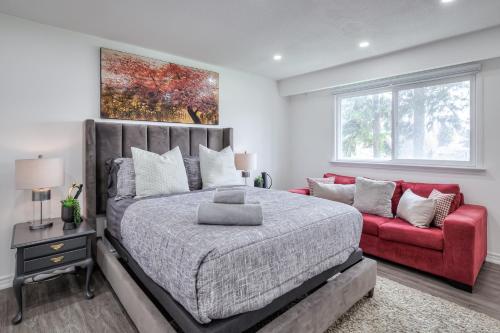 Postel nebo postele na pokoji v ubytování The Rosewood 5 Bedroom Specious Villa