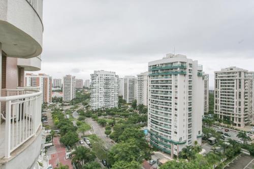 Nespecifikovaný výhled na destinaci Rio de Janeiro nebo výhled na město při pohledu z hotelu