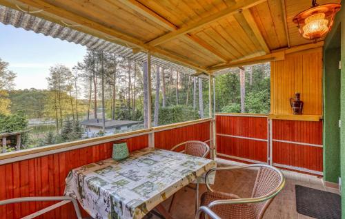 Μπαλκόνι ή βεράντα στο Ferienhaus Rheinsberg Ot Kagar