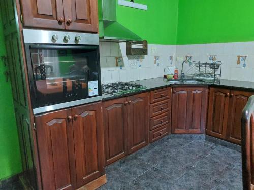 Køkken eller tekøkken på Casa Painanbi