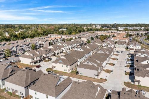 an aerial view of a residential neighborhood with houses at La Vida Loca Stay in Baton Rouge near LSU - BC1011 in Baton Rouge