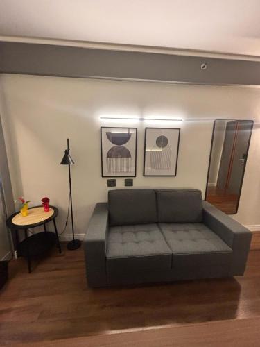 Гостиная зона в Hotel Vila Mariana Ibirapuera Com Garagem 409