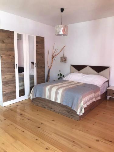 Postel nebo postele na pokoji v ubytování Small Apartament