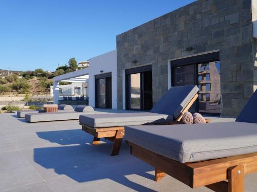 Area soggiorno di Avli Luxury Villas