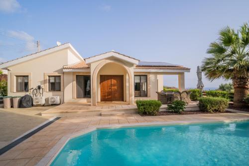 Villa Pleiades - sea views, private pool & hot tub