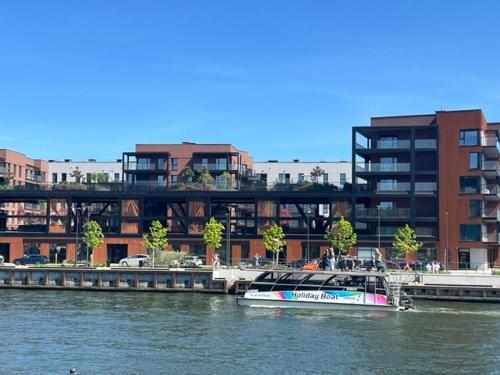 Baltic Riviera Apartments - deluxe with top tarrace river view and fitness gym