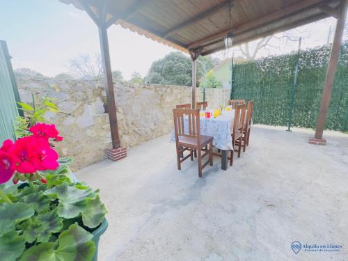 Balkoni atau teres di Vivienda Vacacional Mar del Cuera