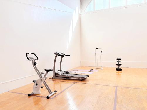 Fitness centrum a/nebo fitness zařízení v ubytování Palcall Tsumagoi Resort Ski & Hotel