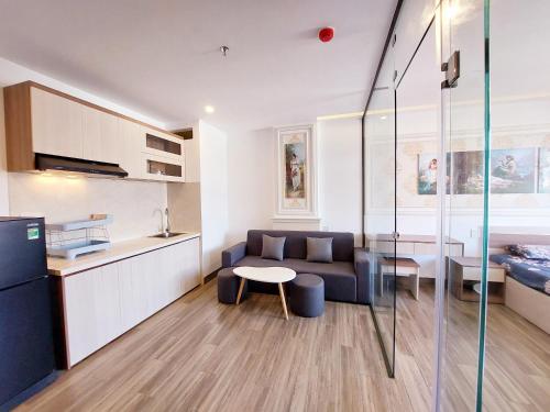 Køkken eller tekøkken på Lavender II Hotel