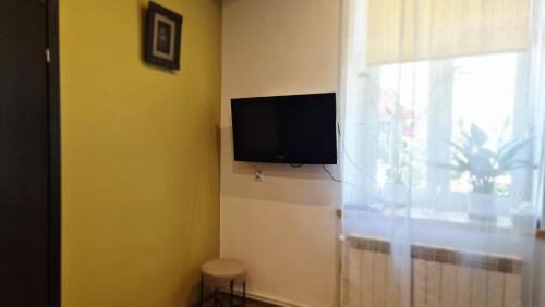 TV a/nebo společenská místnost v ubytování Przemyślany Azyl II