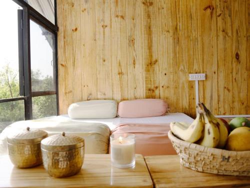 Jídlo v prázdninového domu nebo okolí