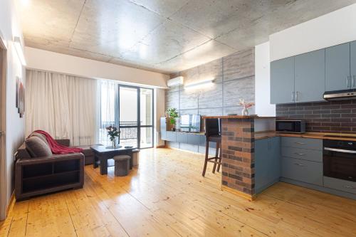Dapur atau dapur kecil di Apart-hotel on Koghbatsi 16