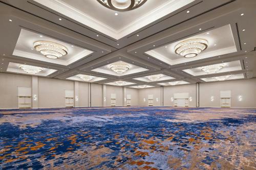 an empty ballroom with a large dance floor at JW Marriott Las Vegas Resort & Spa in Las Vegas