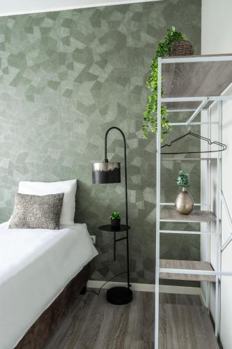 Katil atau katil-katil dalam bilik di Luxury Suite W Wifi & Private Bath