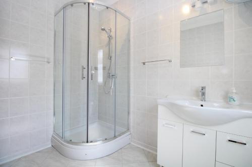 Koupelna v ubytování Apartment Bozana 1840