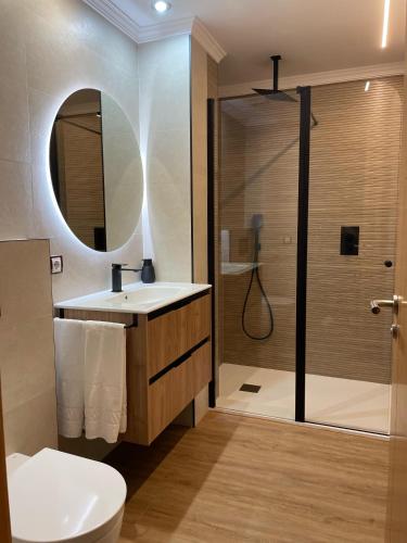 Koupelna v ubytování Apartamento Ons Sanxenxo
