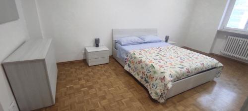 Katil atau katil-katil dalam bilik di Alloggio Tobia centro Biella