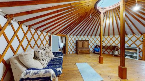 Jurta na Krupinskej planine