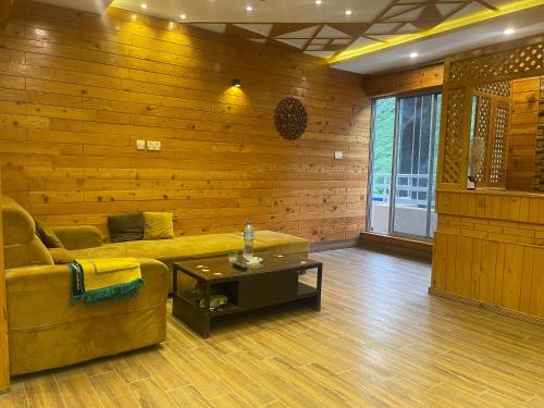 Χώρος καθιστικού στο Rock & Green Hotel, Mahandri