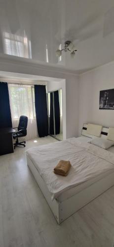 Vuode tai vuoteita majoituspaikassa TESTEMITEANU APARTMENT