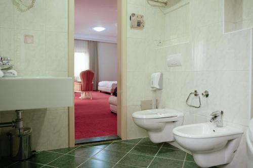 Koupelna v ubytování Hotel Radobolja